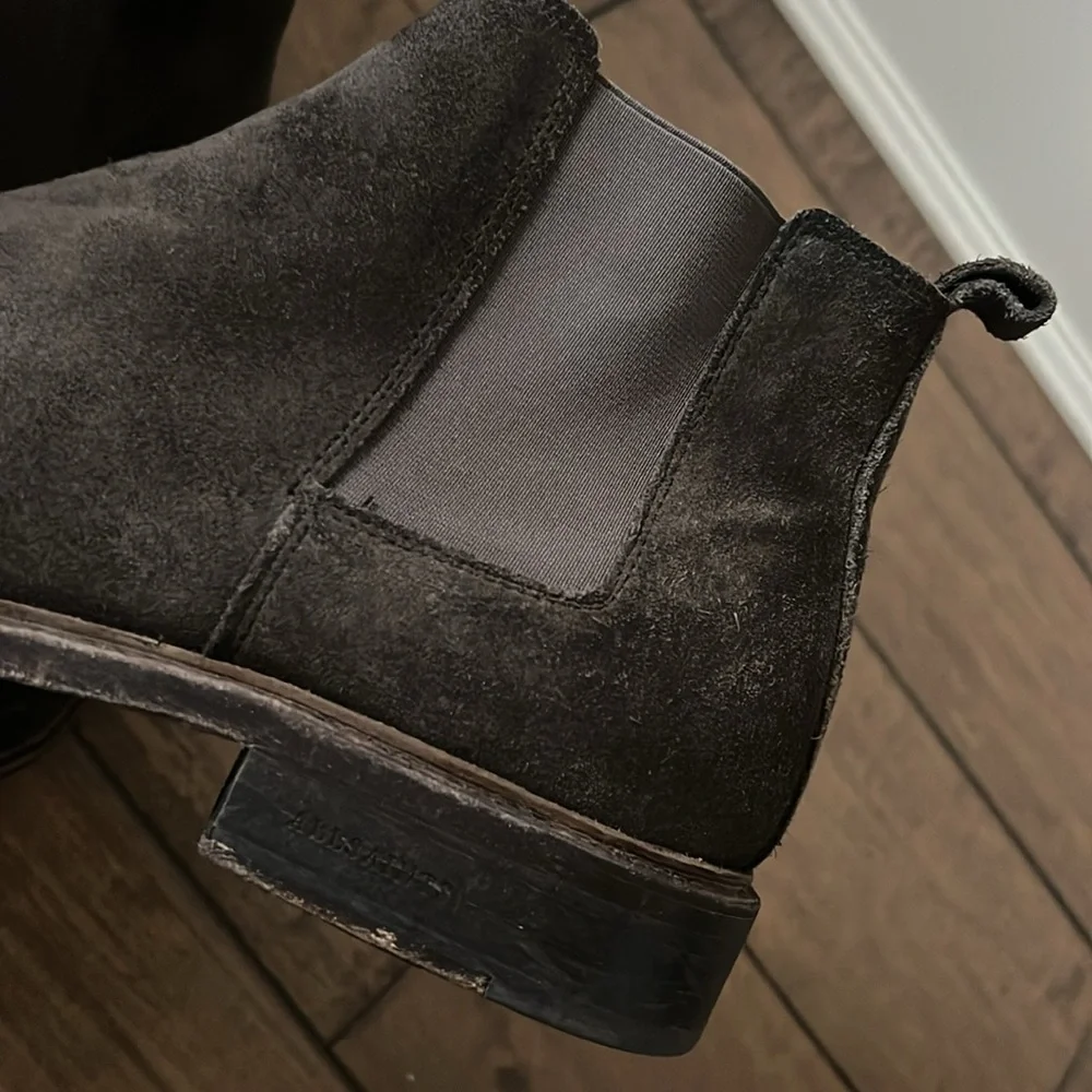 AllSaints Black Chelsea Boots